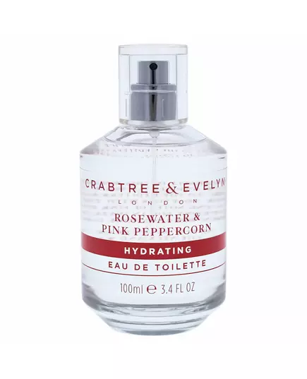 Crabtree & Evelyn Rosewater & Pink Peppercorn Eau De Toilette For Women, 100 ml