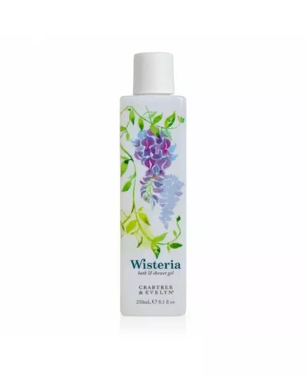 Crabtree & Evelyn Wisteria Cleansing Shower Gel For All Skin Types, 250 ml, image 2
