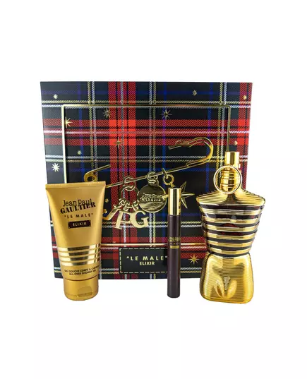 Jean Paul Gaultier Le Male Elixir Eau de Parfum 125 ml + Eau de Parfum 10 ml + Duschgel 75 ml