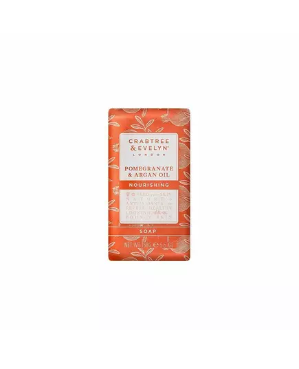 Crabtree & Evelyn Pomegranate & Argan Oil Nourrissant Pain de savon, 158 g