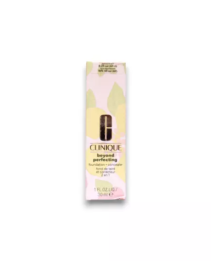 Mattierende flüssige Foundation und Concealer 2-in-1 Clinique Beyond Perfecting Paraben-Free, 48 Oat, 30 ml