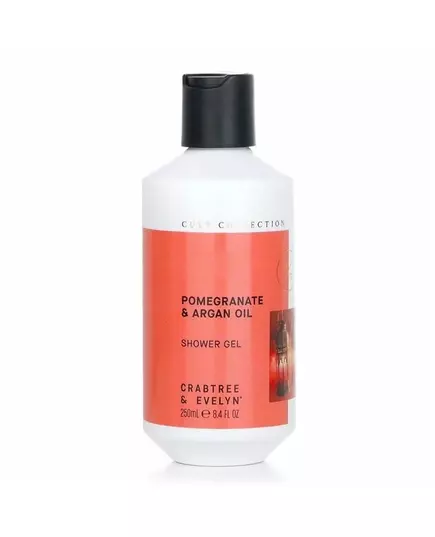 Crabtree & Evelyn Pomegranate & Argan Nourishing Shower Gel For All Skin Types, 250 ml