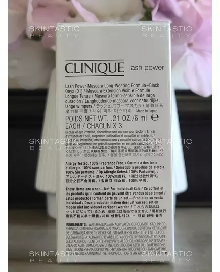 Mascara-Set Clinique Lash Power Black Onyx, 3 Stück