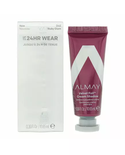 Almay Velvet Foil Metallic Cream Eyeshadow 040 Ruby Glam, 10.7 ml, image 2