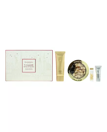 Set Elizabeth Arden: Advanced Ceramide Restoring & Refreshing Serum Capsules Face 60 pcs + Advanced Ceramide Restorative Eye Serum 7 pcs + Ceramide Eliminates Impurities Cleansing Cream 50 ml + Superstart Restorative Serum, 60 pcs