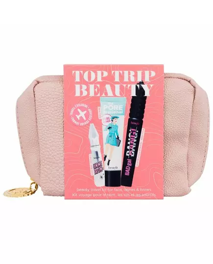 Coffret Benefit : The POREfessional Base de teint crème effet mat pour une peau plus lisse 22 ml + BadGal Bang Mascara volumateur noir 8,5 ml + Gimme Brow+ Gel à sourcils volumateur waterproof 03 Brun clair neutre, 22 ml