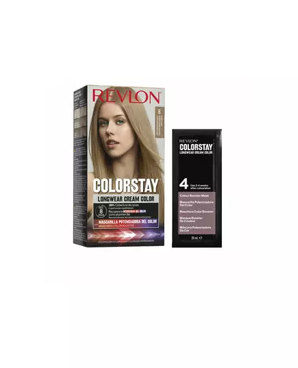 Revlon Color Stay Permanente Haarfarbe 8 Medium Blonde, 165 ml, Bild 2