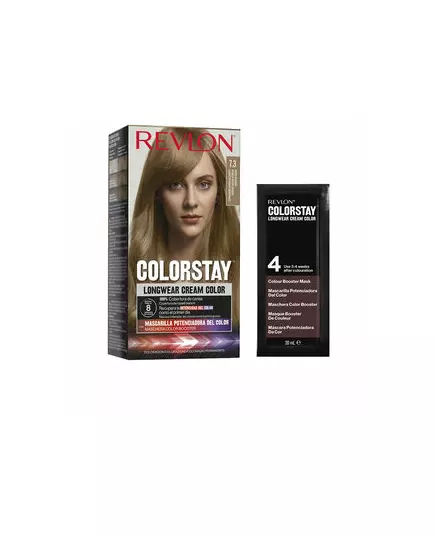 Revlon Colorstay Permanent Hair Dye 7.3 Dark Golden Blonde, 165 ml, image 2