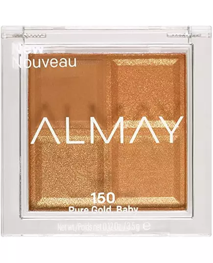 Almay Shadow Quad Lidschattenpalette 150 Reines Gold 4 Schattierungen, 3,5 g