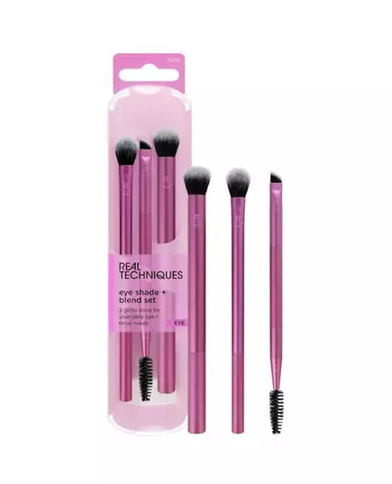 Eye Shade + Blend - A set of cosmetic eye shadow brushes, 1 pc