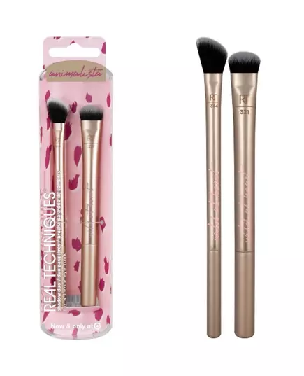 Set Duo Real Techniques Animalista Duo Powder Brush, 2 pcs
