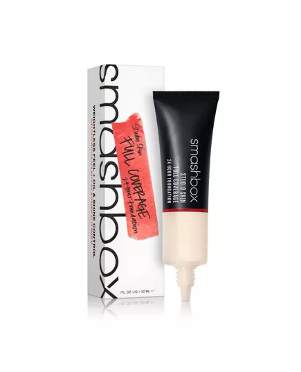 Smashbox Studio Skin High Cover Liquid Foundation 0.2 Very Fair Warm & Peachy, 30 ml, image 2