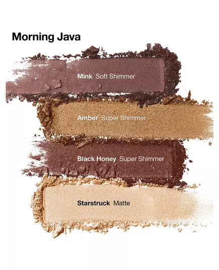 Clinique All About Shadow Quad Eyeshadow Palette 03 Morning Java 4, 4.8 g, image 2