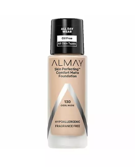 Almay Skin Perfecting Comfort Liquid Foundation 130 Cool Nude, 30 ml, image 2
