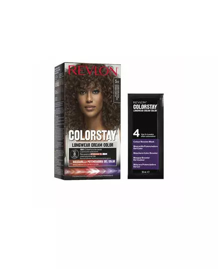 Revlon Color Stay Permanente Haarfarbe 051 Medium Brown, 165 ml