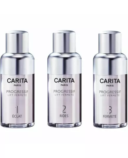 Jeunesse Originelle Set Carita Paris: Progressif Lift Fermete AHA Firming Serum For Face 15 ml + Progressif Lift Fermete AHA Anti-Wrinkle Serum For Face 15 ml + Progressif Lift Fermete AHA Anti-Ageing Serum For Face, 15 ml