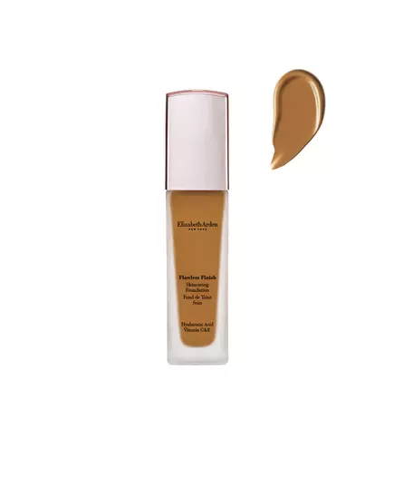 Elizabeth Arden Flawless Finish Skincaring Acide hyaluronique Longue tenue Fond de teint crème 550N Profondément neutre, 30 ml