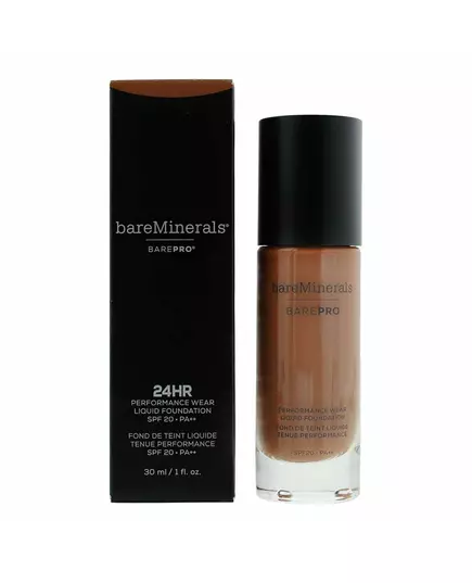 BareMinerals BarePro Matte Finish Liquid Foundation 27 Espresso SPF 20, 30 ml, image 2