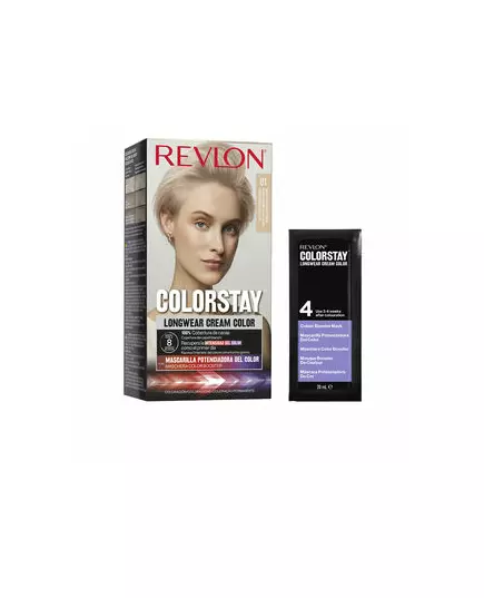 Revlon Color Stay Permanente Haarfarbe 01 Light Ash Blonde, 165 ml