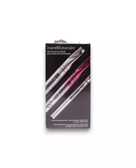 Travel Exclusive Set BareMinerals: Lash Domination Volumizing Mascara Intense Black 8.5 ml + Lash Domination Volumizing Mascara Black 8.5 ml + Lash Domination Gel Pencil Eyeliner Black, 8,5 ml, image 2