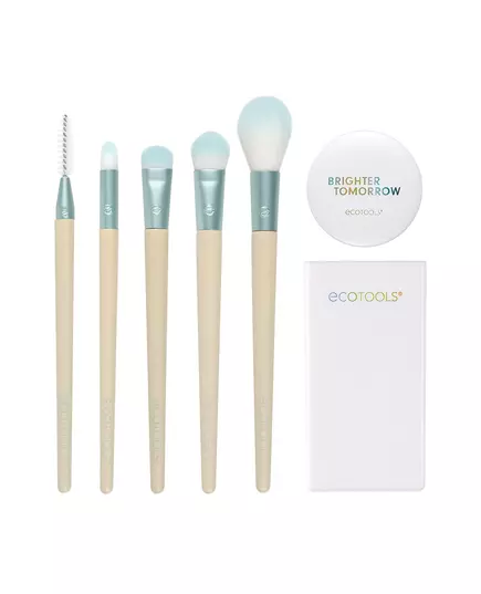 Brighter Tomorrow Set EcoTools: EcoTools Pointed Concealer Brush + EcoTools Large Eyeshadow Brush + EcoTools Diffuse Eyeshadow Brush + EcoTools Precision Highlighter Brush + EcoTools Spoolie Eyebrow Brush + Compact Mirror Single-Sided + EcoTools, image 3