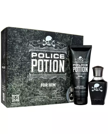 Set Police: Potion Eau De Parfum For Men 30 ml + Potion Hydrating Body Lotion, 30 ml