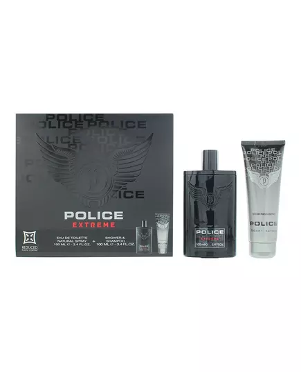 Set Police: Extreme Eau De Toilette For Men 100 ml + Extreme Shower Gel & Shampoo 2-In-1, 100 ml