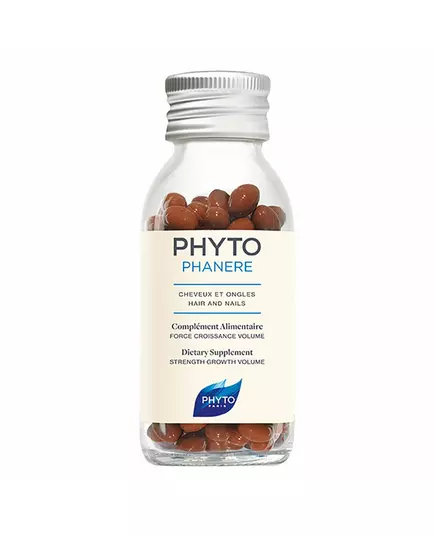 Phyto Phytophanère Biotin Vitamins Zinc Strengthen Hair & Nails Capsules 120 gélules, 120 pièces