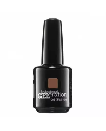 Jessica GELeration Colours Semi-Permanent Nail Polish GEL-1176 Toasted Pecans, 15 ml