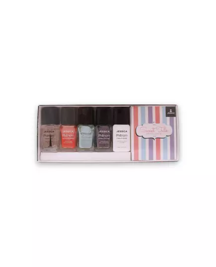 Sweet Talk Set Jessica: Phenom Vivid Colour Nail Polish PHEN-079 U Had Me At Hello 14 ml + Phenom Vivid Colour Nail Polish PHEN-080 Smooth Talker 14 ml + Phenom Vivid Colour Top Coat Nail Polish PHEN-000 Finale Shine 15 ml + Phenom Vivid Colour Nail, image 2