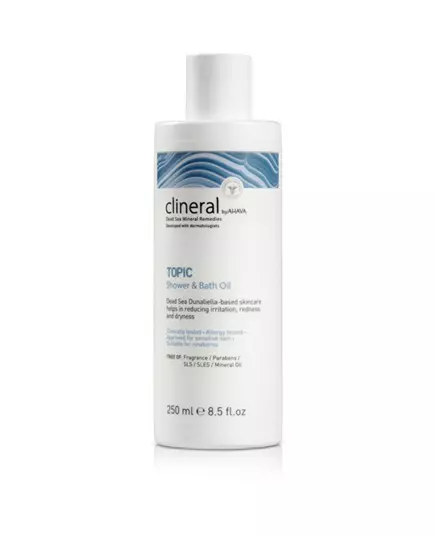 Clineral Topic Shower & Bath Oil, 250 ml