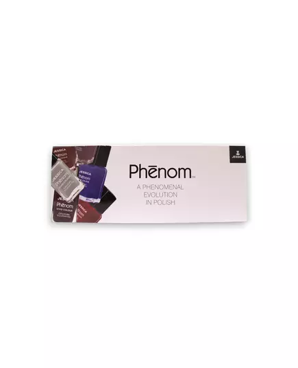 A Phenomenal Evolution In Polish Set Jessica: Phenom Vivid Colour Top Coat Nail Polish PHEN-000 Finale Shine 15 ml + Phenom Vivid Colour Nail Polish PHEN-020 Barbie Pink 14 ml + Phenom Vivid Colour Nail Polish PHEN-022 Geisha Girl 14 ml + Phenom, Bild 2