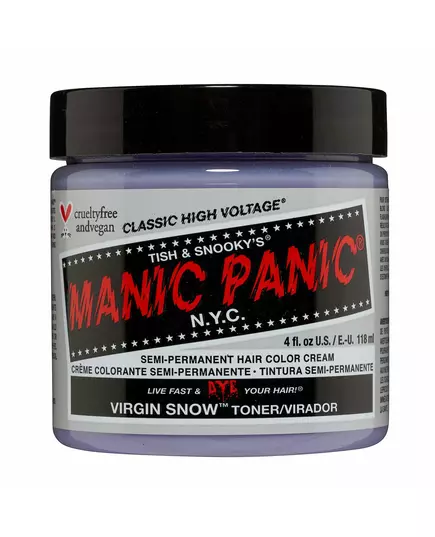 Manic Panic Classic High Voltage Virgin Snow Semi-permanente Haarfarbe Virgin Snow, 118 ml