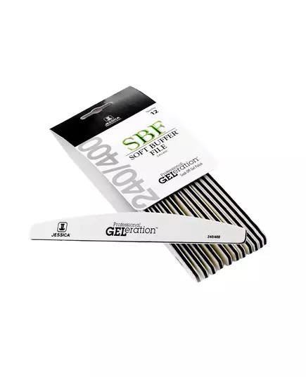 Jessica GELeration Lime à ongles, 12 pièces