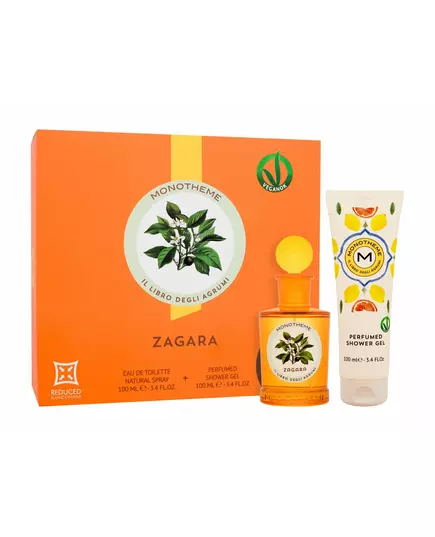 Set Monotheme: Il Libro Degli Agrumi Zagara Eau De Toilette For Women 100 ml + Il Libro Degli Agrumi Zagara Cleansing Shower Gel For All Skin Types, 100 ml