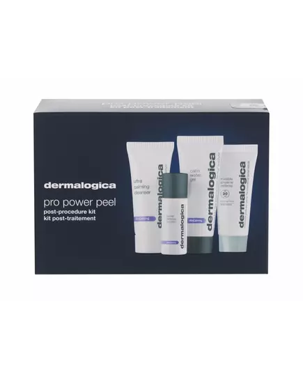 Pro Power Peel Post-Procedure Set Dermalogica: UltraCalming Serum For Face 30 ml + UltraCalming Gel For Face + UltraCalming UV Protection Broad Spectrum Sunscreen SPF 30 + UltraCalming Cleansing Gel For Face, 30 ml