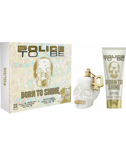 Set Police: To Be Born To Shine Eau De Parfum For Women 40 ml + To Be Born To Shine Hydrating Body Lotion, 40 ml