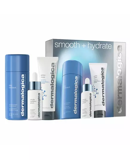 Smooth + Hydrate Set Dermalogica: Daily Milkfoliant Exfoliating Exfoliating Powder 74 g + Active Moist Prebiotics Hydrating Cream For Face 50 ml + Circular Hydration Hyaluronic Acid Serum For Face, 74 g, image 2