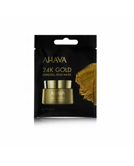 Ahava Single Use 24K Gold Mineral Hydratant Masque de boue Pour le visage, 6 ml, image 2