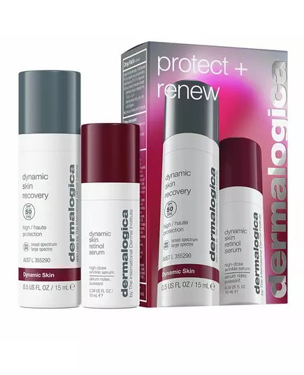 Protect + Renew Set Dermalogica: Dynamic Skin Retinol Anti-Wrinkle Serum For Face 10 ml + Dynamic Skin Retinol Anti-Wrinkle Serum For Face SPF 50, 10 ml, image 2