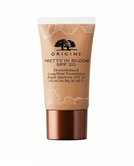 Origins Pretty In Bloom Langlebig Creme-Grundierung 500 Mitteltief warm SPF 20, 30 ml