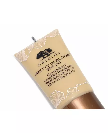 Origins Pretty In Bloom Langlebig Creme-Grundierung 610 Tief neutral SPF 20, 30 ml