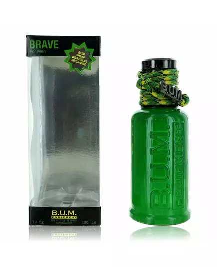 BUM Equipment Brave Wrap Bracelet Eau De Toilette For Men, 100 ml