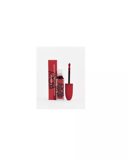 MAC Powder Kiss Mat Rouge à lèvres liquide Ruby Boo Rouge, 5 ml, image 3