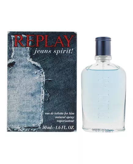 Replay Jeans Spirit! Eau De Toilette For Men, 50 ml