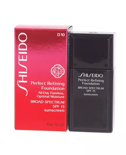 Shiseido Perfect Refining Moisturizing Liquid Foundation D10 Golden Brown SPF 15, 30 ml