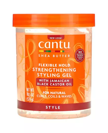 Cantu Shea Butter Haarstyling-Gel Stärkung Flexibler Halt, 524 g
