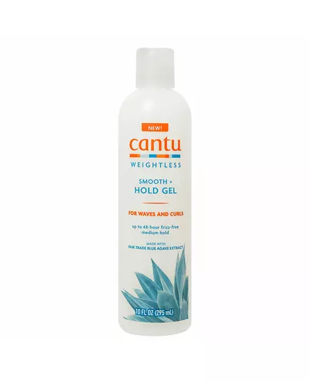 Cantu Weightless Smooth + Hold Agave Hair Styling Gel Anti-Frizz Medium Hold, 295 ml