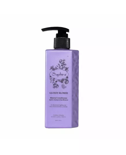 Saphira Glossy Blonde Après-shampooing Hydratant & protecteur de couleur, 250 ml