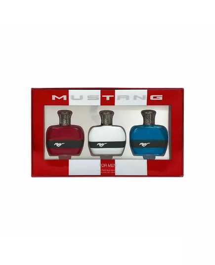 Set Ford: Mustang Blue Eau De Toilette For Men 30 ml + Mustang Red Eau De Toilette For Men 30 ml + Mustang White Eau De Toilette For Men, 30 ml